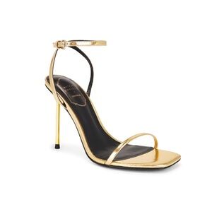Michael Costello Esther Heel in Gold, Size: 6